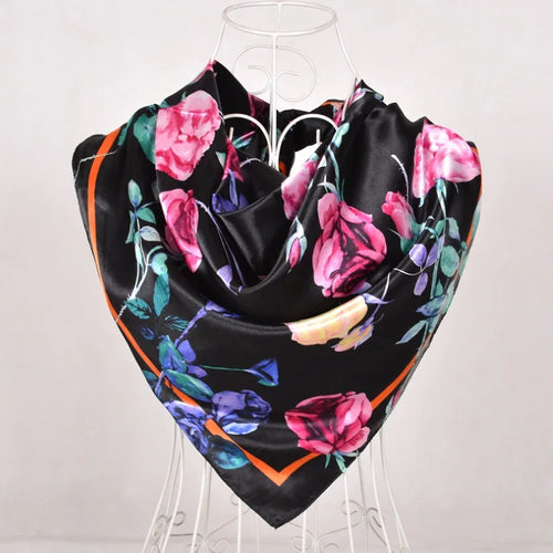 90*90cm Women Satin Square Scarf 2026-1