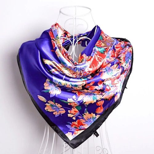 90*90cm Women Satin Square Scarf 2026-7