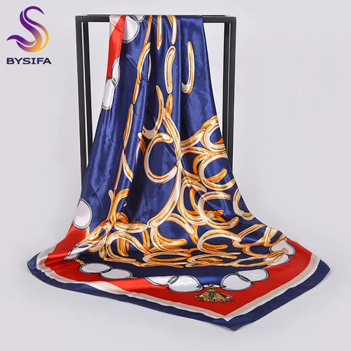 90*90cm Women Satin Square Scarf 2026-7