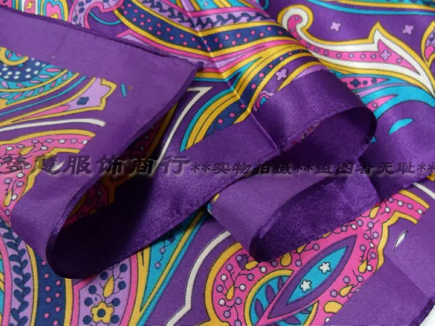 90*90cm Women Satin Square Scarf 2026-8