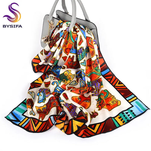 100% Pure Silk Square Scarf 90*90cm