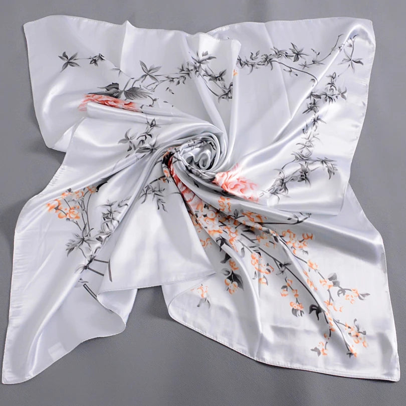 90*90cm Women Satin Square Scarf 2026-2