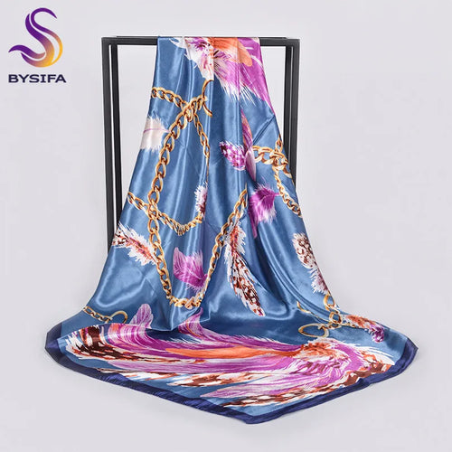 90*90cm Women Satin Square Scarf 2026-7