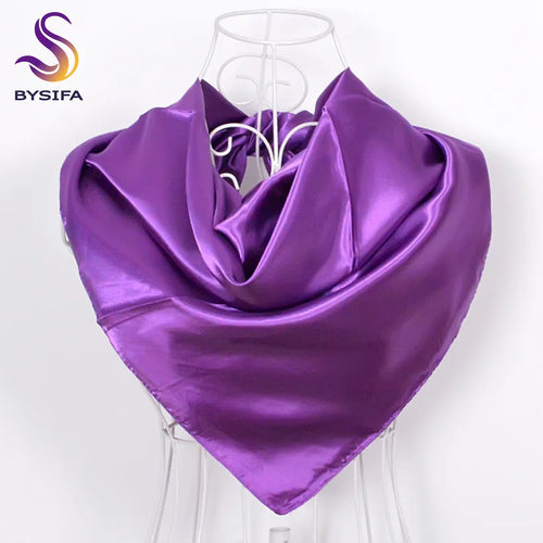 90*90cm Women Satin Square Scarf 2026-5