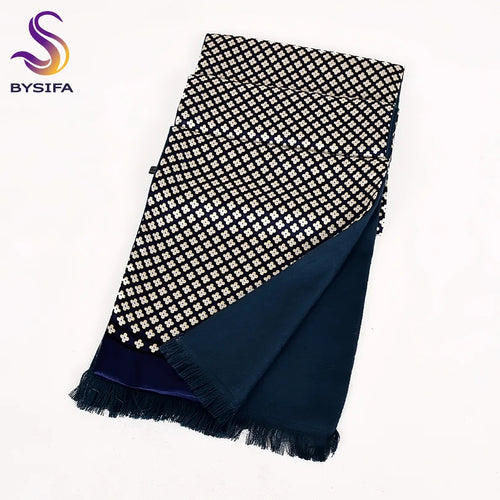 100% Silk Male Business Long Scarf 165*24cm
