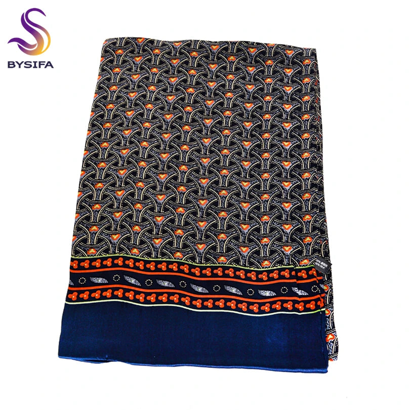 New Silver Grey Man 100% Silk Scarf 160*26cm