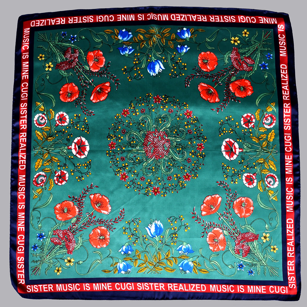 70*70cm Women Satin Square Scarf 【Group-2】