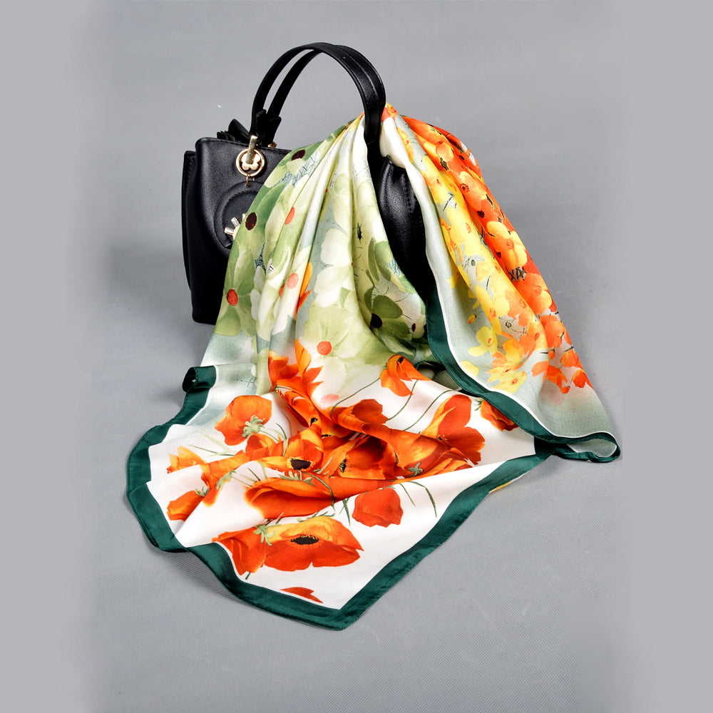 70*70cm Women Satin Square Scarf 【Group-2】