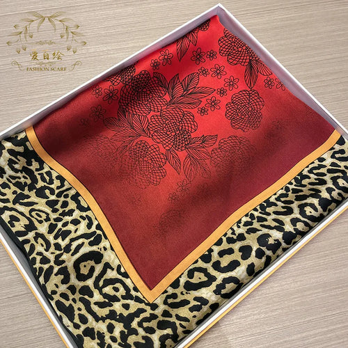 90*90cm Women Satin Square Scarf 2026-3