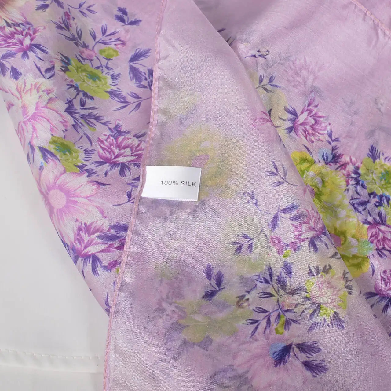 2026 New 100% Mulberry Silk Scarf 176*110cm