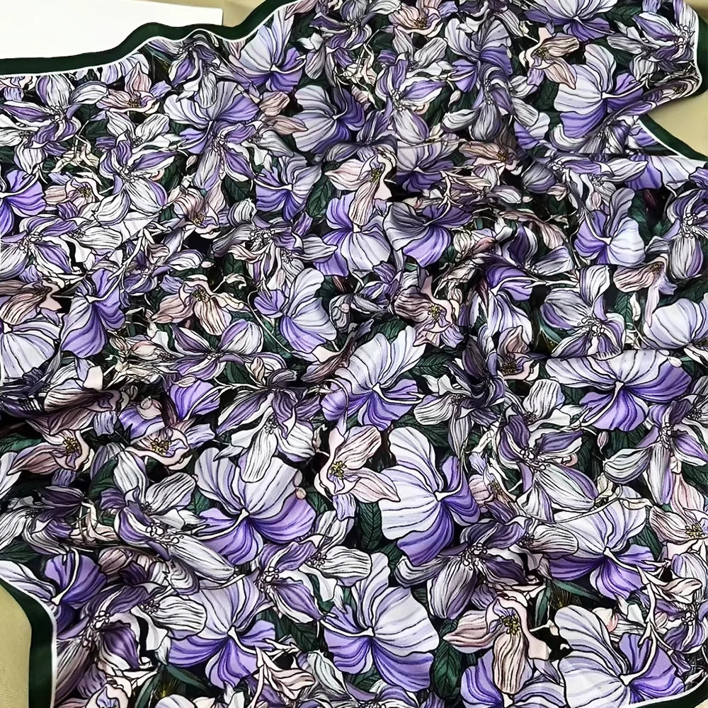 100% Pure Silk Scarf 65*65cm