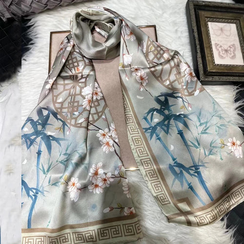 New Elegant Pink 100% Mulberry silk Scarf 175*53cm