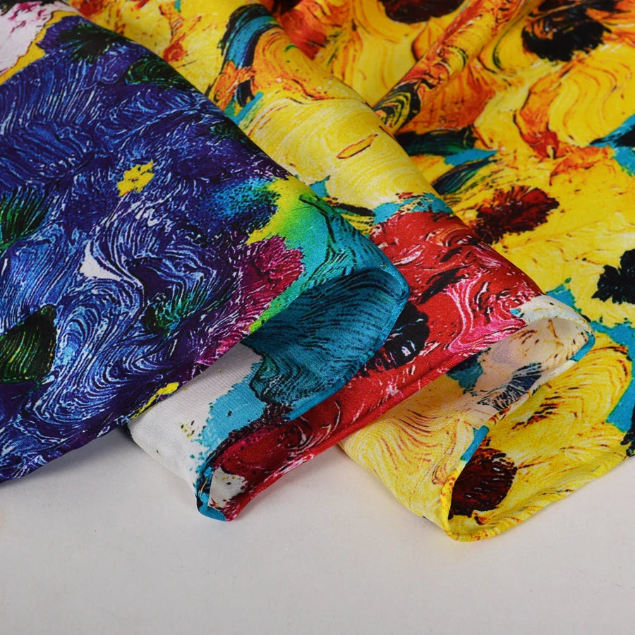 2024-HH Luxury Grey Pink Women Mulberry silk Scarf 175*52cm