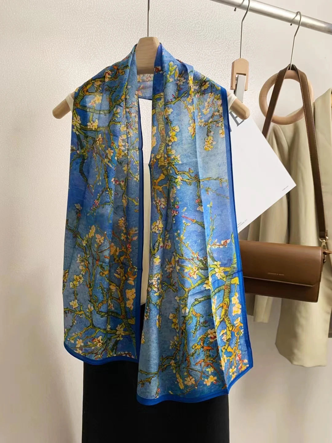 100% Mulberry Silk Women's Scarf 150*35cm