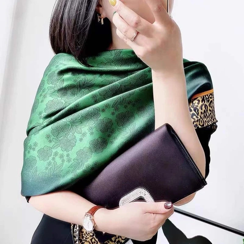 90*90cm Women Satin Square Scarf 2026-3