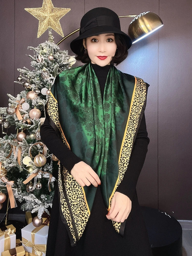 90*90cm Women Satin Square Scarf 2026-3