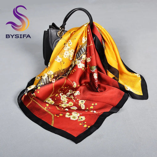 70*70cm Women Satin Square Scarf 【Group-1】