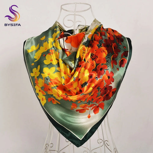 90*90cm Women Satin Square Scarf 2026-9