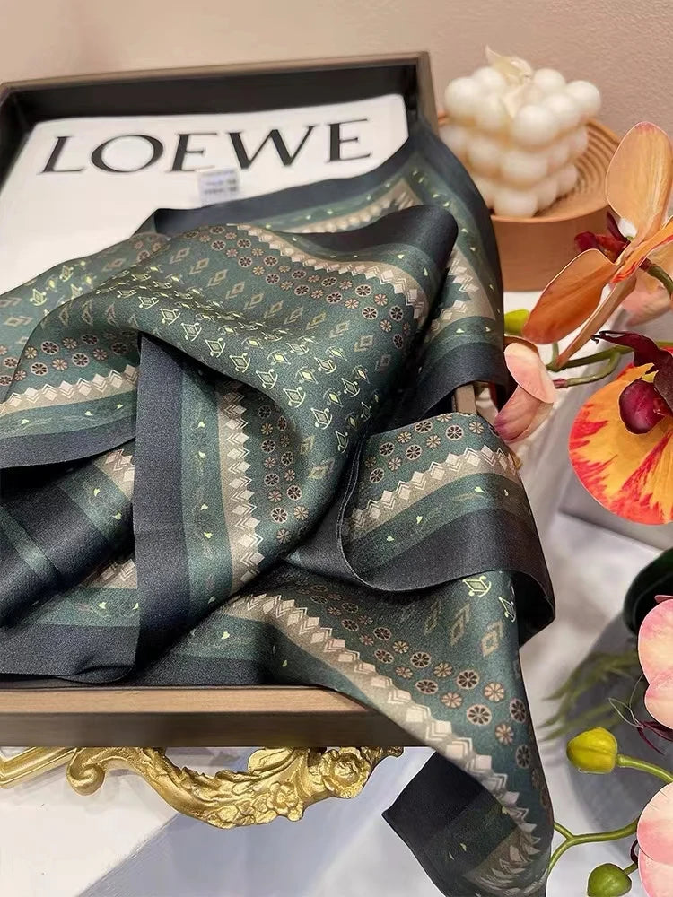 100% Pure Mulberry Long Silk Scarf 155*16cm