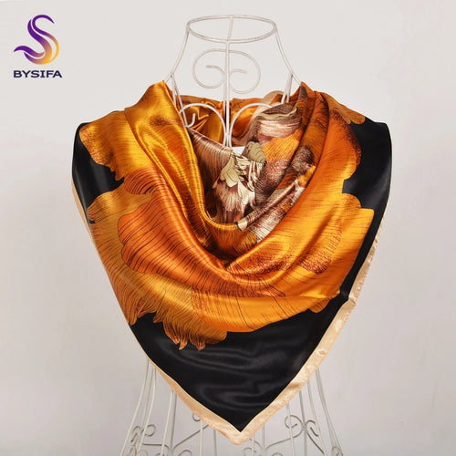 90*90cm Women Satin Square Scarf 2026-9