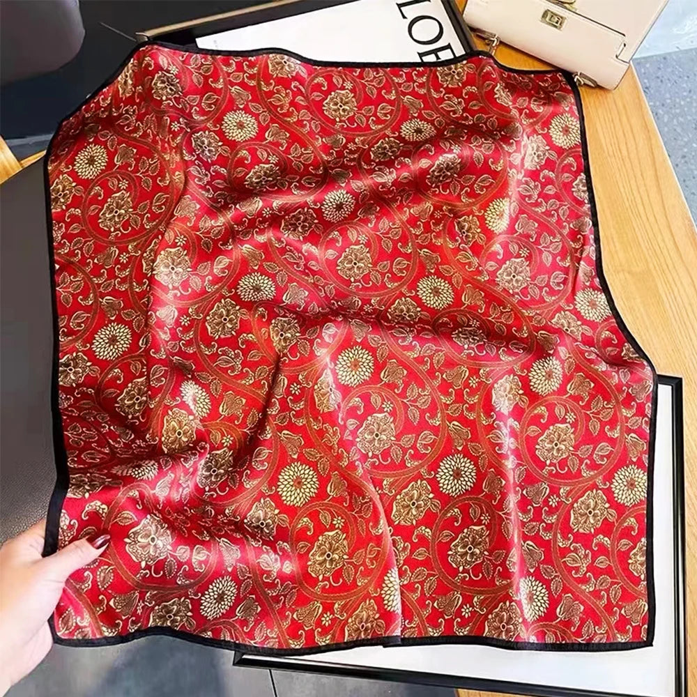 65*65cm 100% natural square silk scarf 65SZ