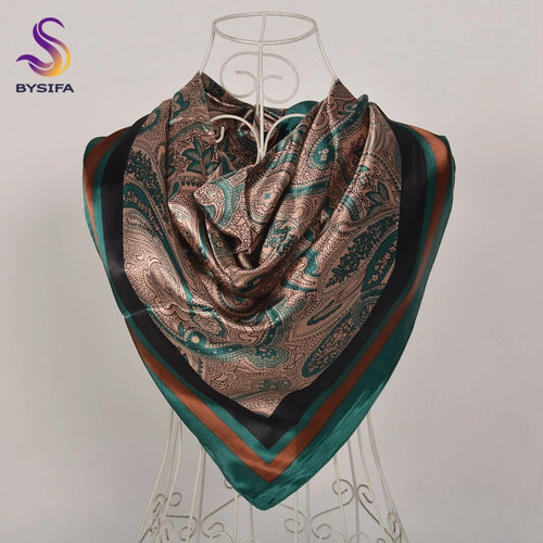 90*90cm Women Satin Square Scarf 2026-9