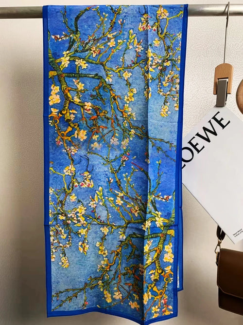 100% Mulberry Silk Women's Scarf 150*35cm