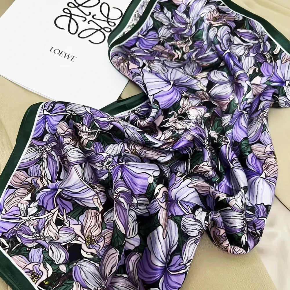 100% Pure Silk Scarf 65*65cm