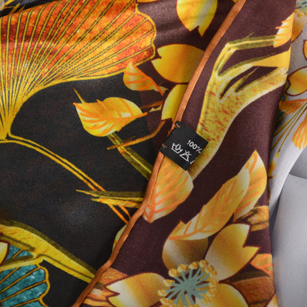 2024 NEW 100% Mulberry Silk Square Scarf 106*106cm