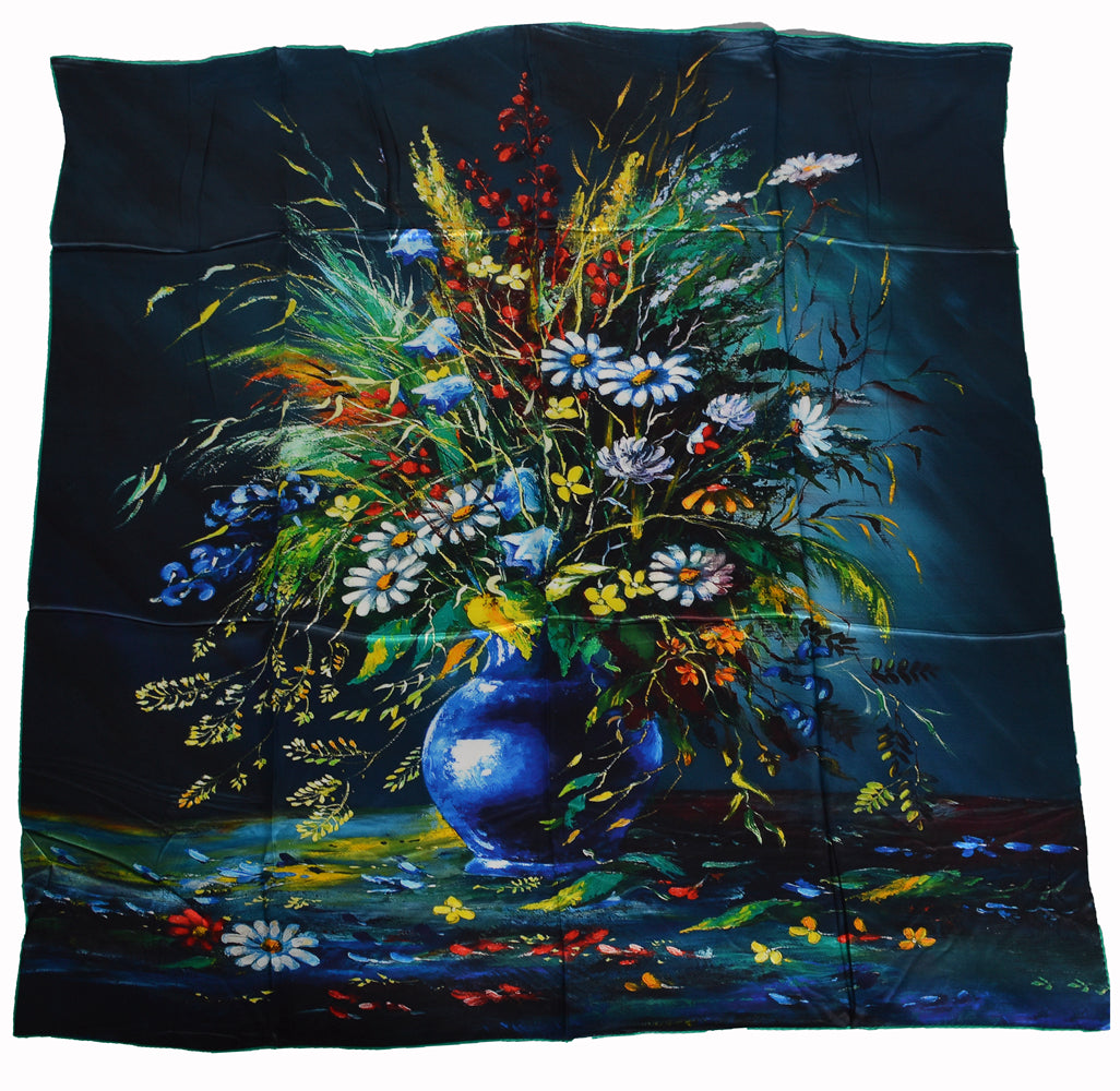 2024 NEW 100% Mulberry Silk Square Scarf 106*106cm