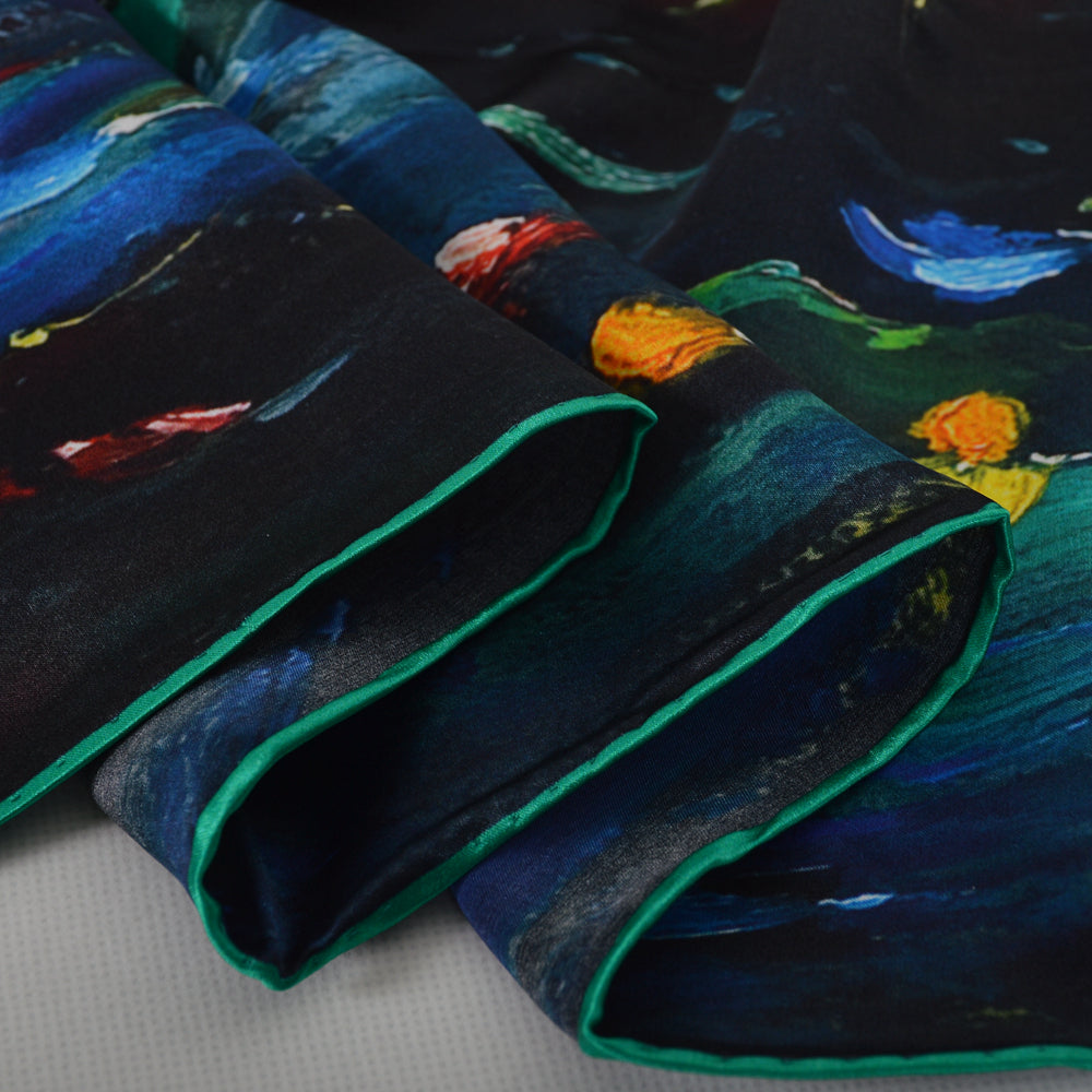 2024 NEW 100% Mulberry Silk Square Scarf 106*106cm