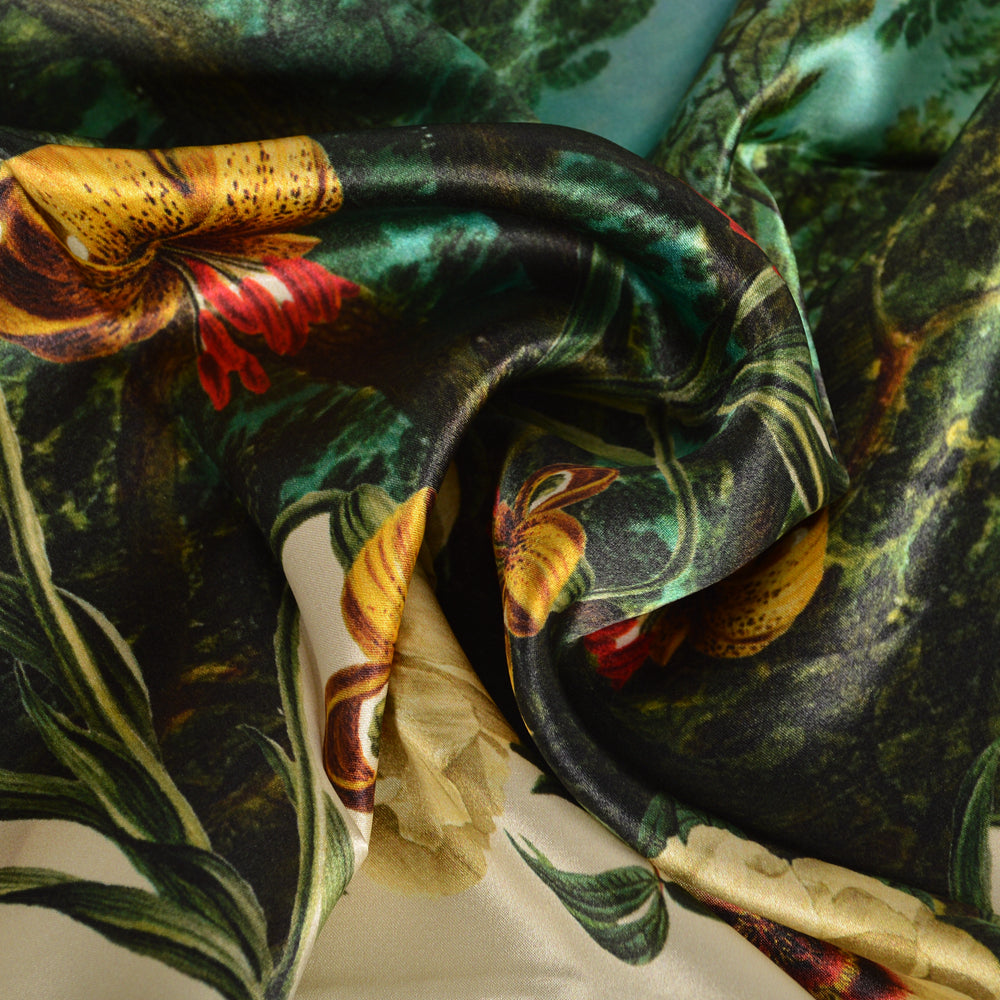 2024 NEW 100% Mulberry Silk Square Scarf 106*106cm