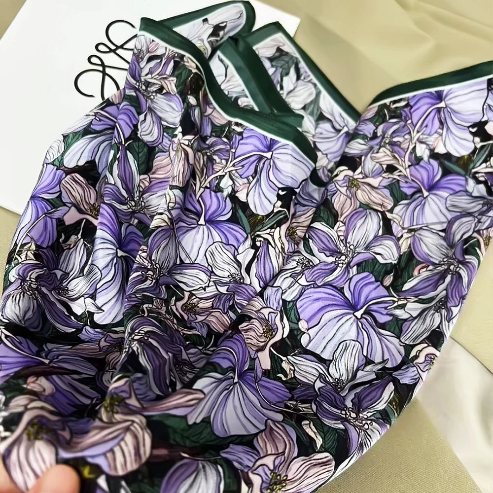 100% Pure Silk Scarf 65*65cm