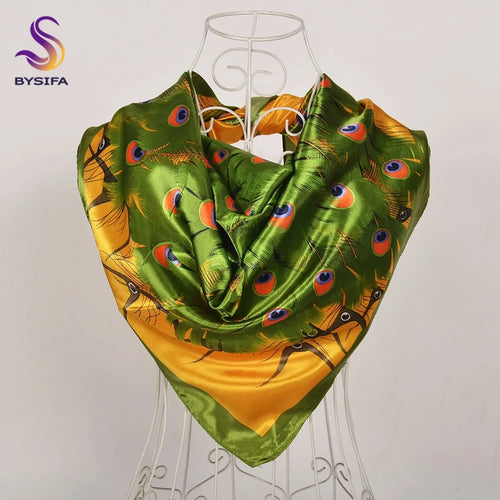 90*90cm Women Satin Square Scarf 2026-9