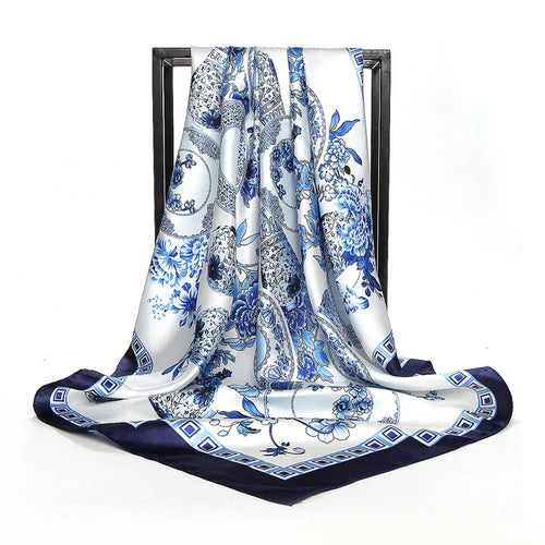 90*90cm Women Satin Square Scarf 2026-6