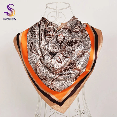 90*90cm Women Satin Square Scarf 2026-9