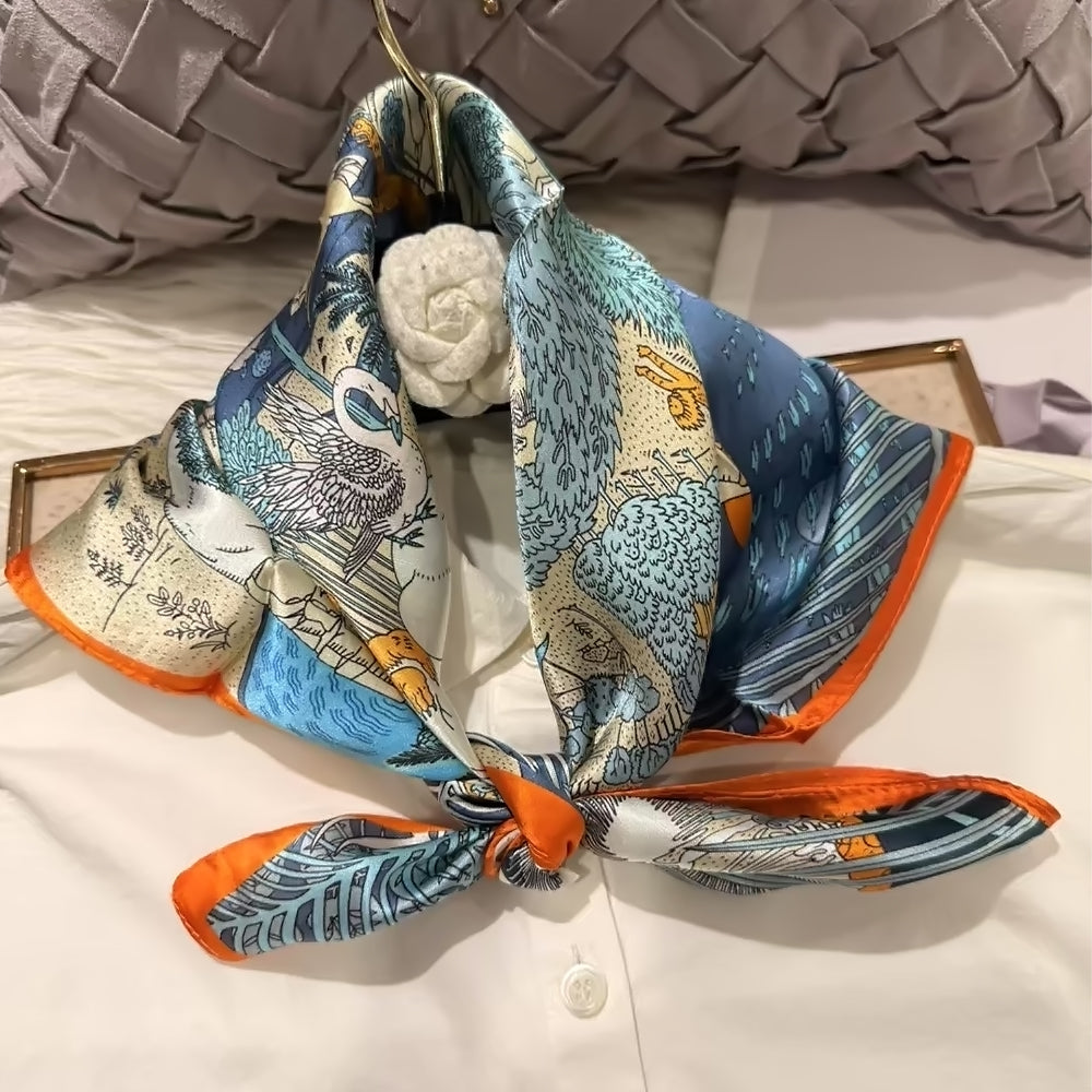 2025 New 100% Pure Silk Square Scarf 53*53cm 【GROUP-1】