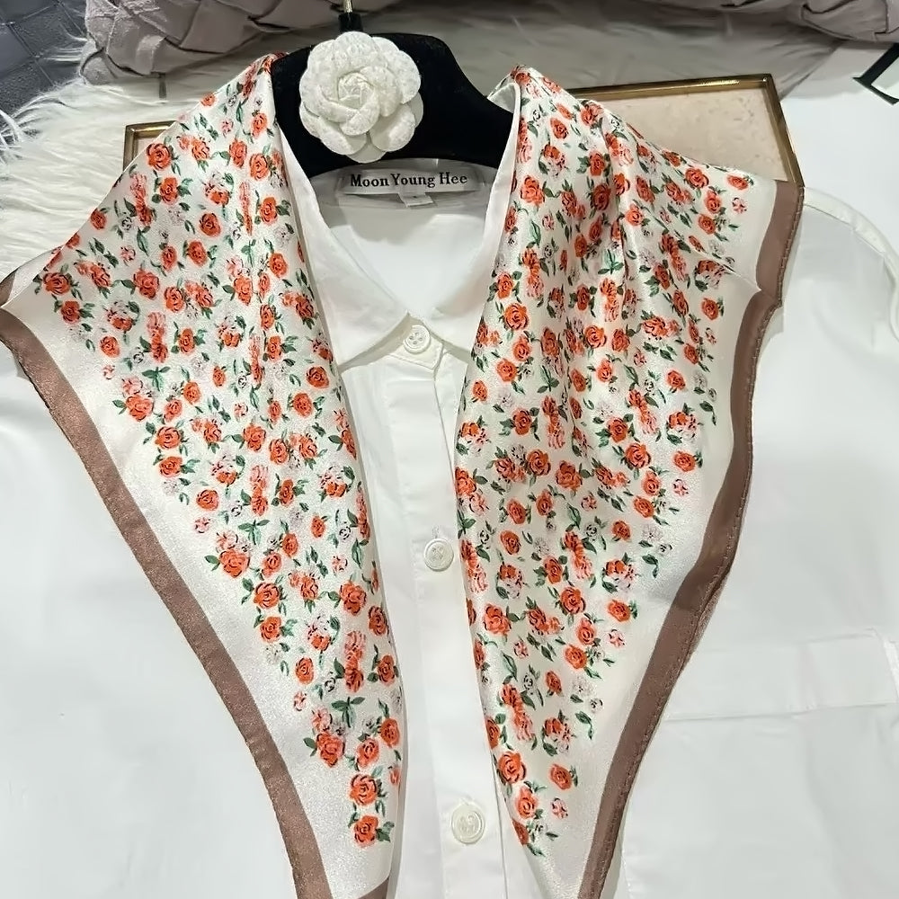 2025 New 100% Pure Silk Square Scarf 53*53cm 【GROUP-1】