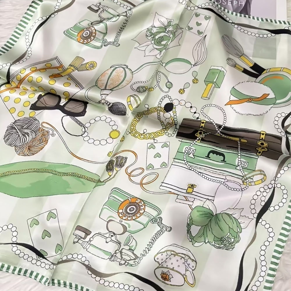 2025 New 100% Pure Silk Square Scarf 53*53cm 【GROUP-1】