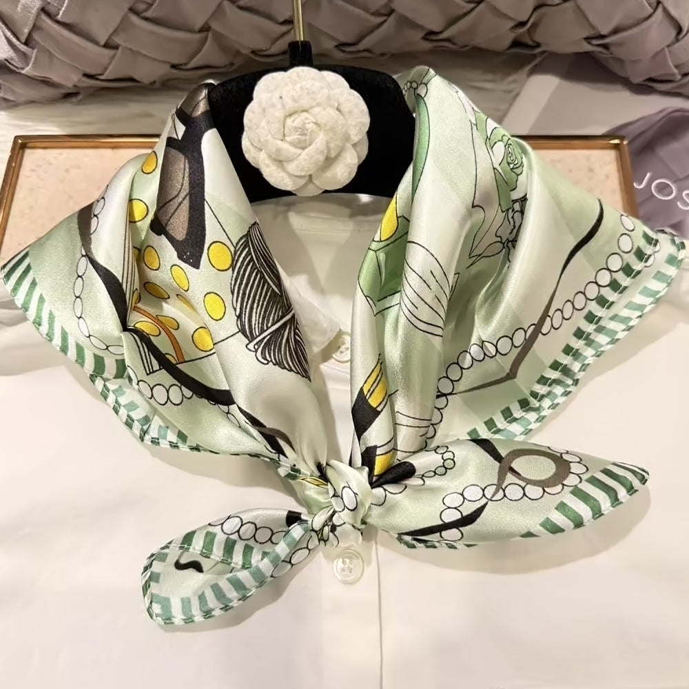 2025 New 100% Pure Silk Square Scarf 53*53cm 【GROUP-1】
