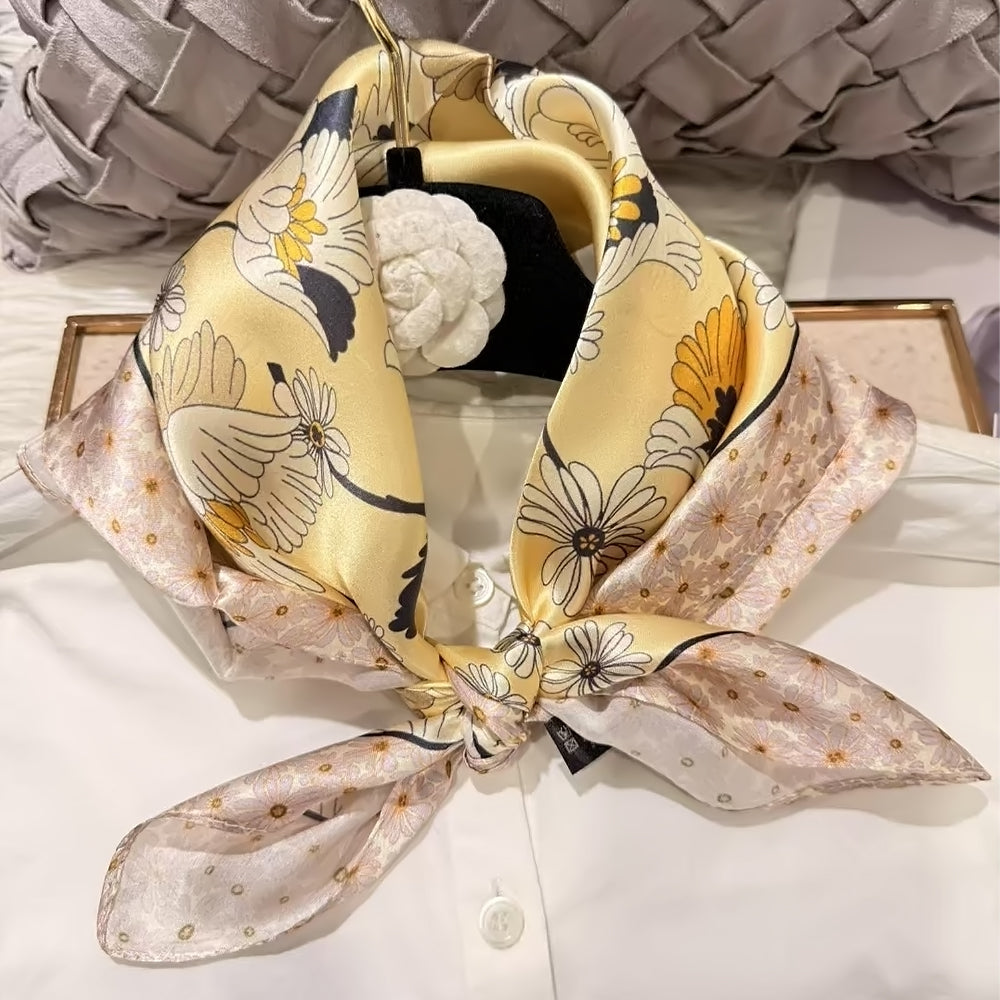 2025 New 100% Pure Silk Square Scarf 53*53cm 【GROUP-1】