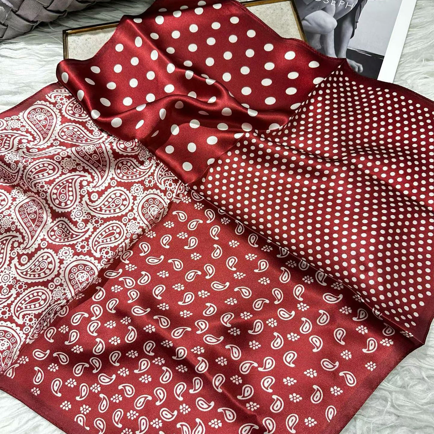 2026 New 100% Pure Silk Square Scarf 53*53cm 【GROUP-3】