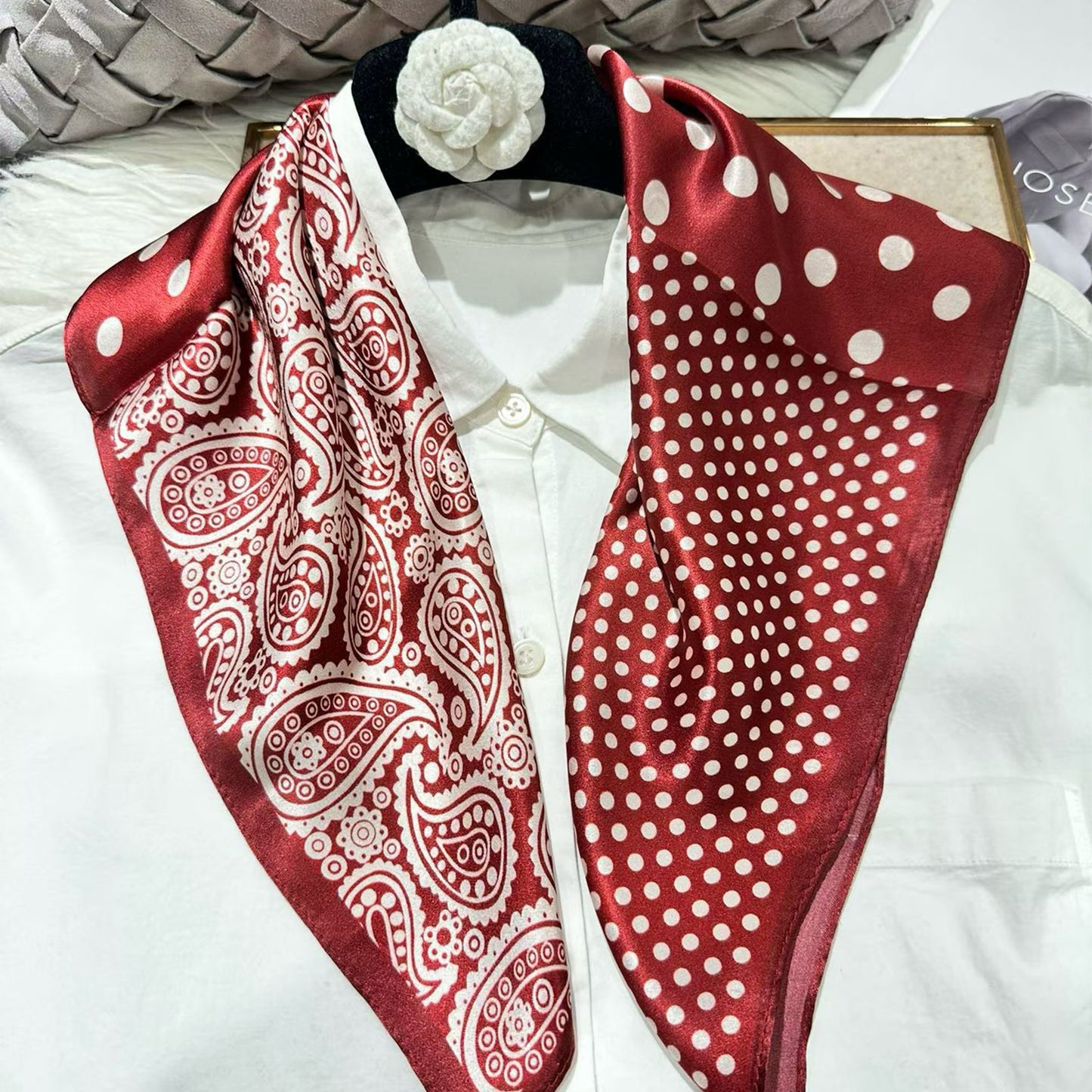 2026 New 100% Pure Silk Square Scarf 53*53cm 【GROUP-3】