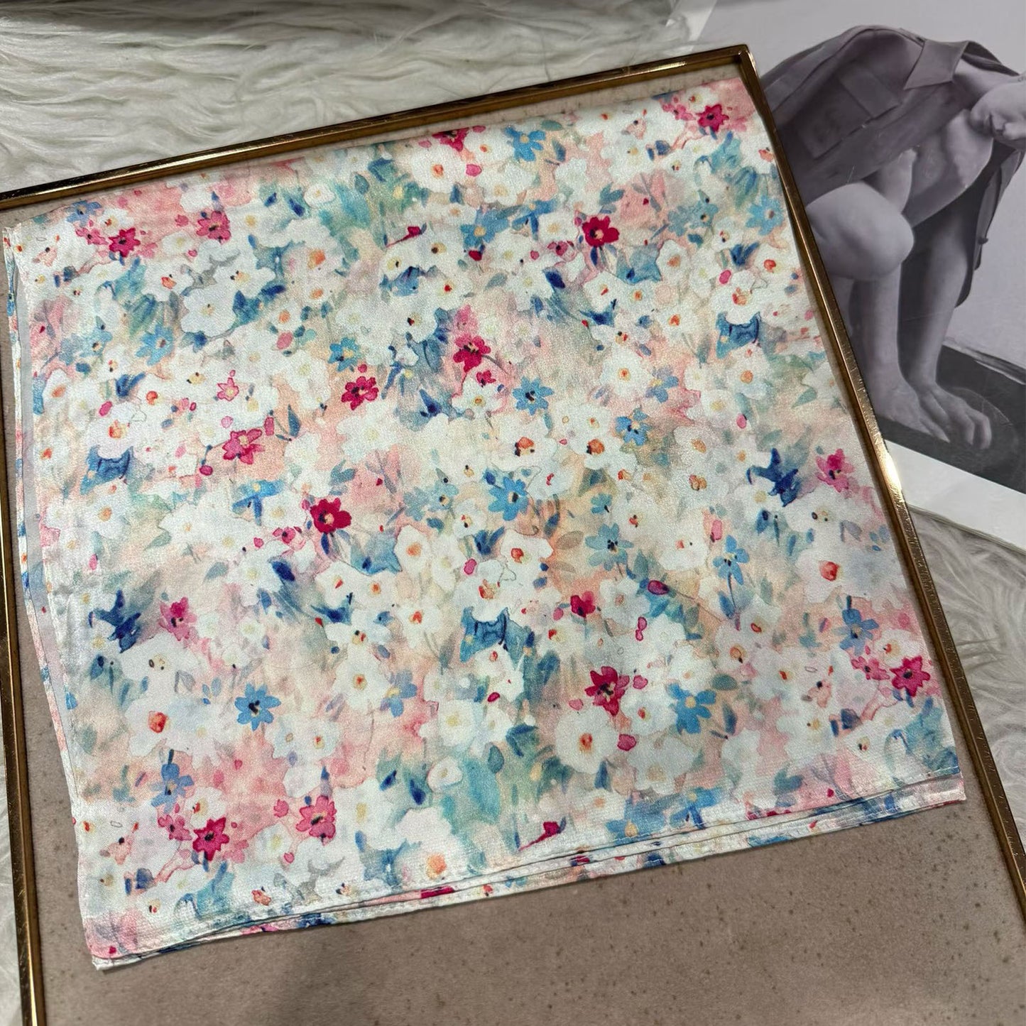 2026 New 100% Pure Silk Square Scarf 53*53cm 【GROUP-3】