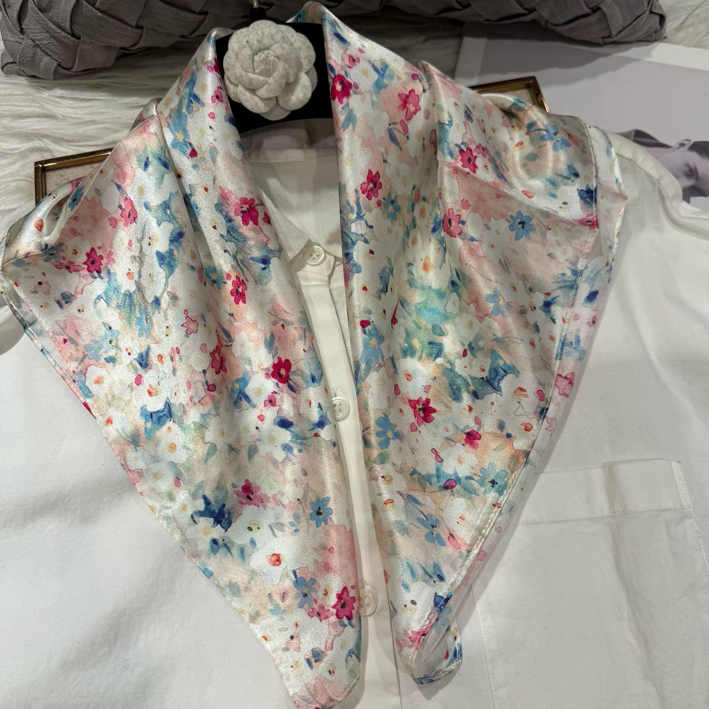 2026 New 100% Pure Silk Square Scarf 53*53cm 【GROUP-3】