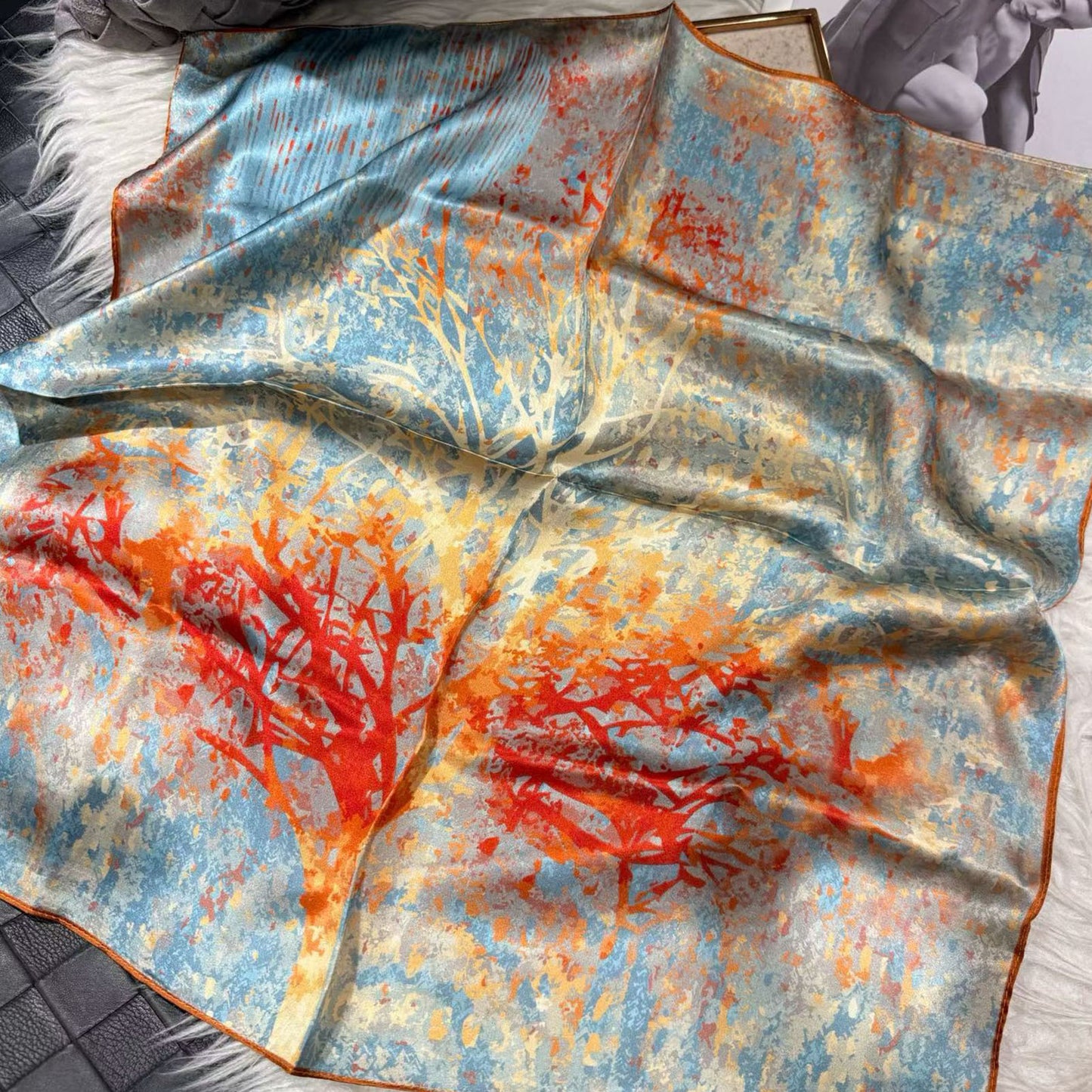 2026 New 100% Pure Silk Square Scarf 53*53cm 【GROUP-3】