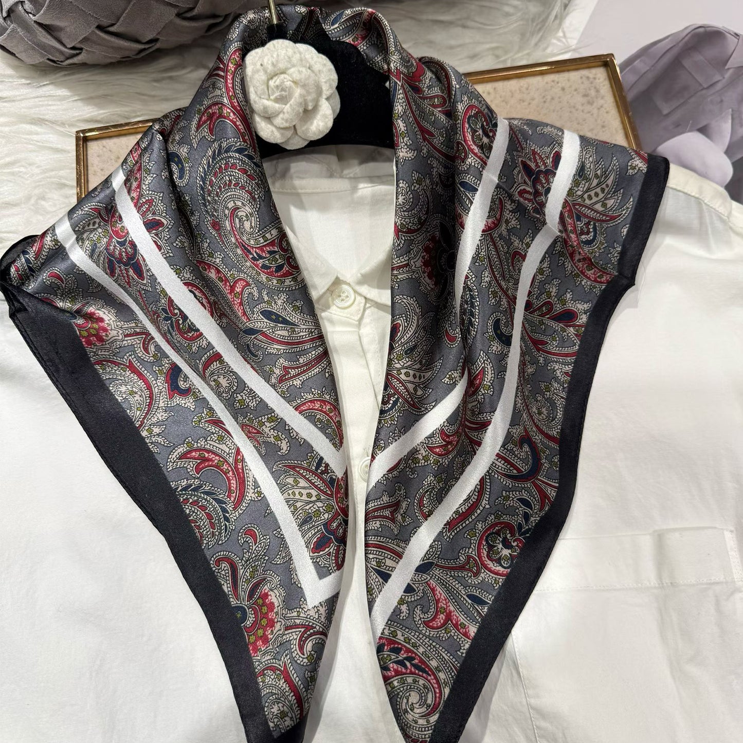 2026 New 100% Pure Silk Square Scarf 53*53cm 【GROUP-3】