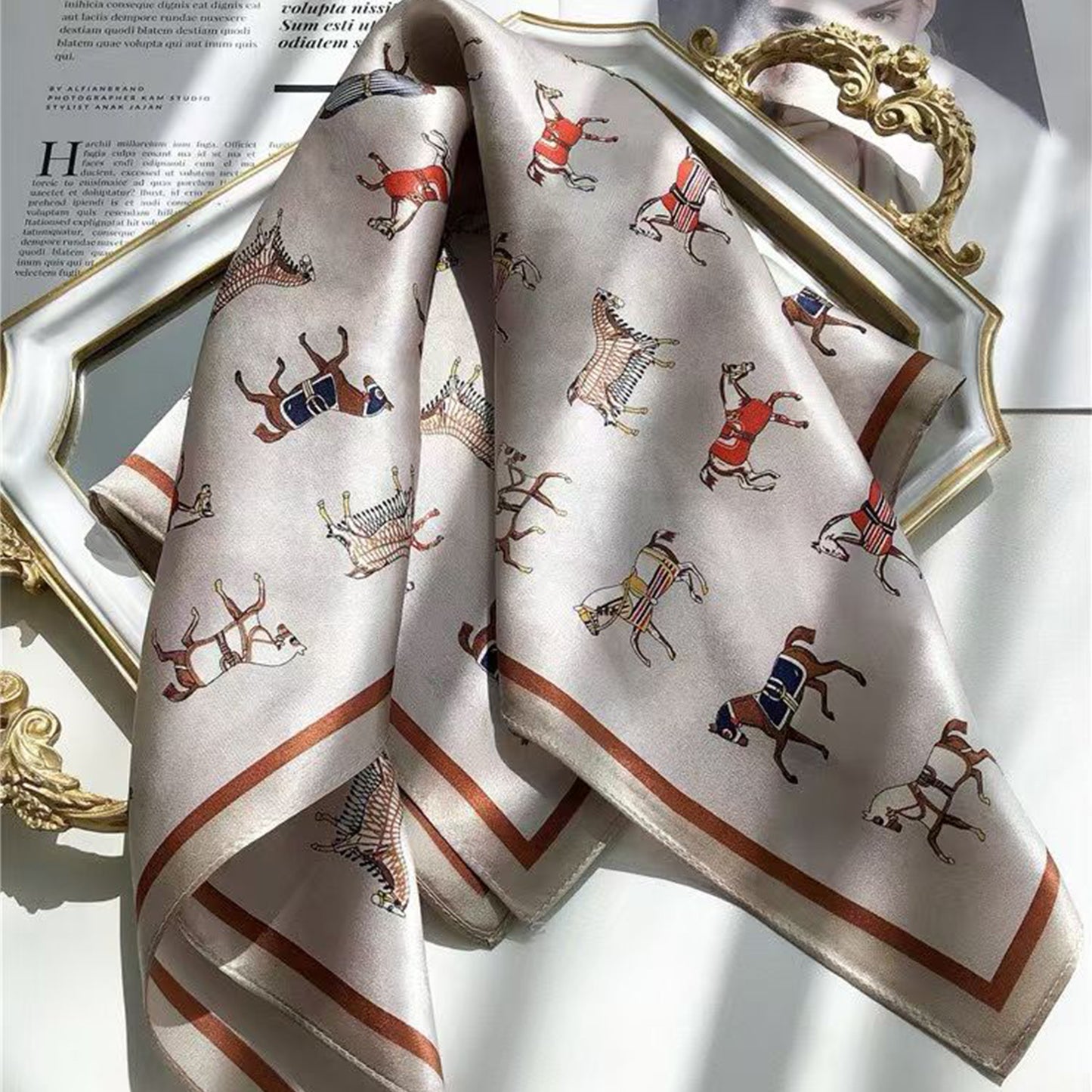 2026 New 100% Pure Silk Square Scarf 53*53cm 【GROUP-3】