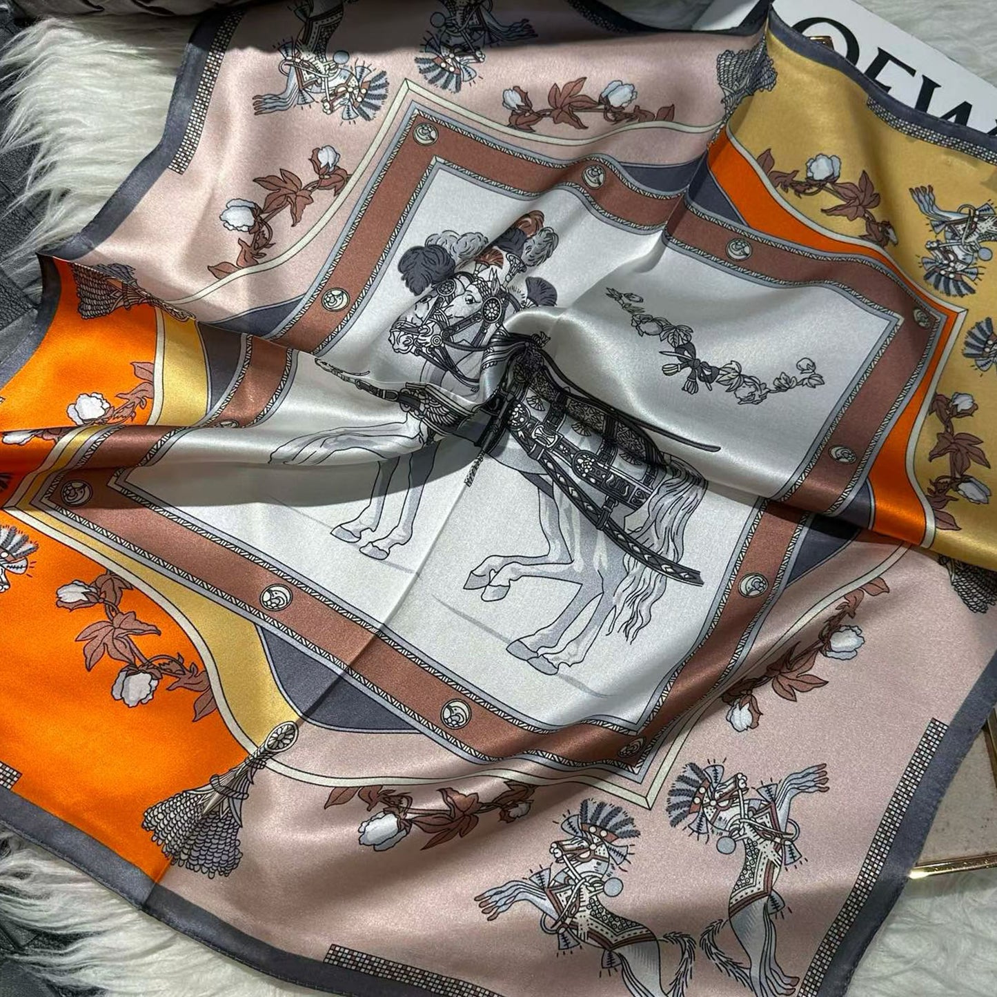 2026 New 100% Pure Silk Square Scarf 53*53cm 【GROUP-3】