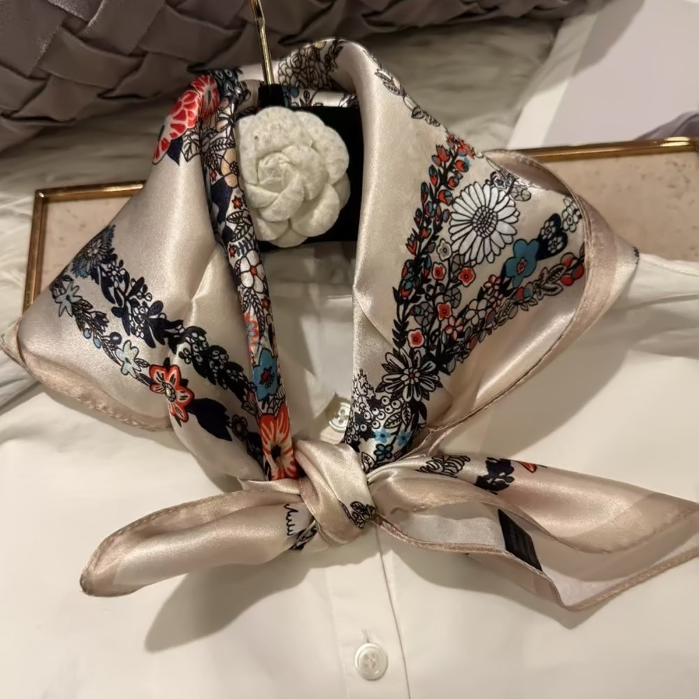 2025 New 100% Pure Silk Square Scarf 53*53cm 【GROUP-2】